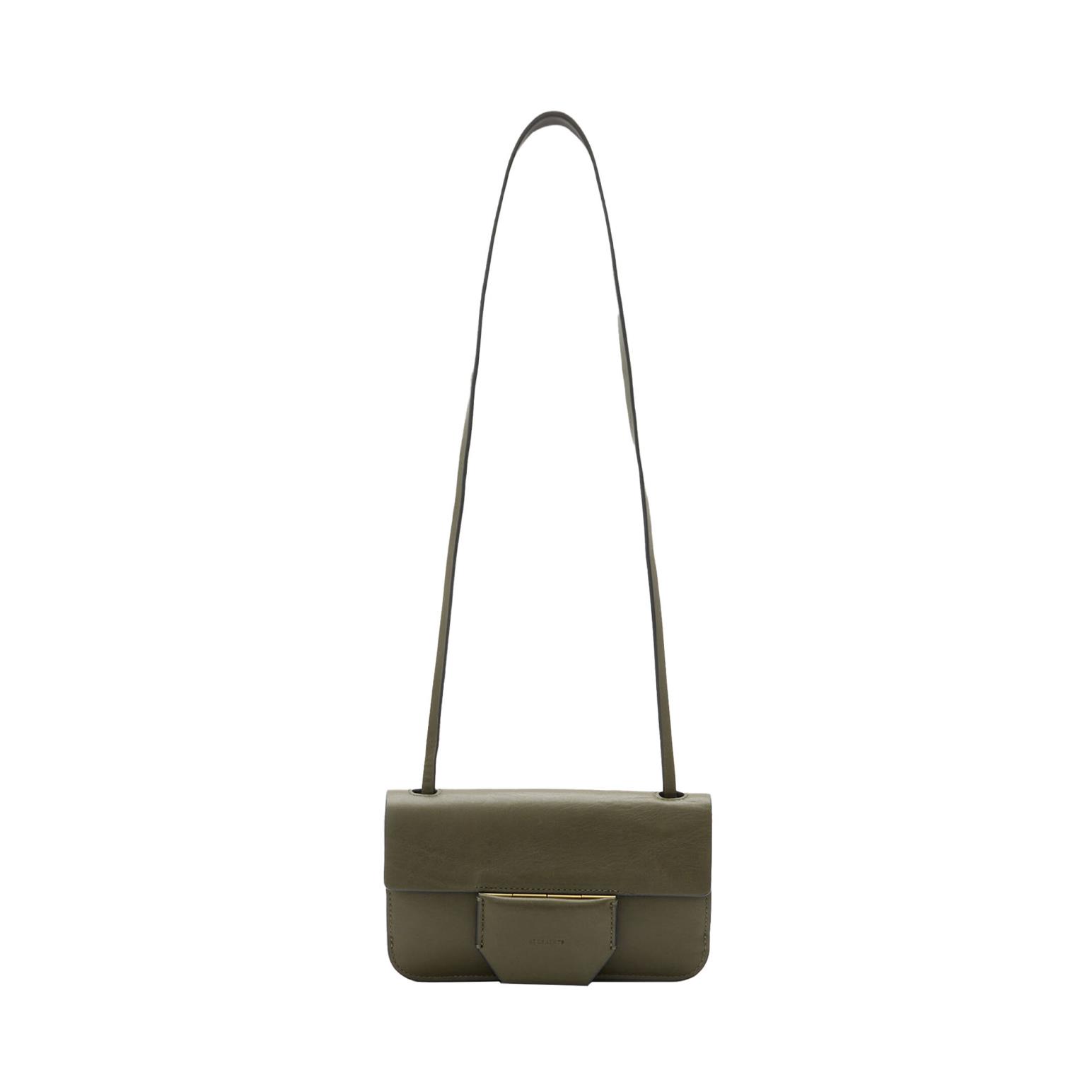 AllSaints Ann Leather Crossbody Wallet Bag
